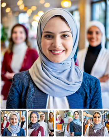 Best Muslim Dating Site UK - profile images of women